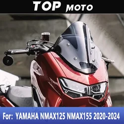 For YAMAHA NMAX155 NMAX125 NMAX 155 125 2020 2021 2022 2023 2024 Motorcycle Sport Windshield Windscreens Wind Deflectors Black