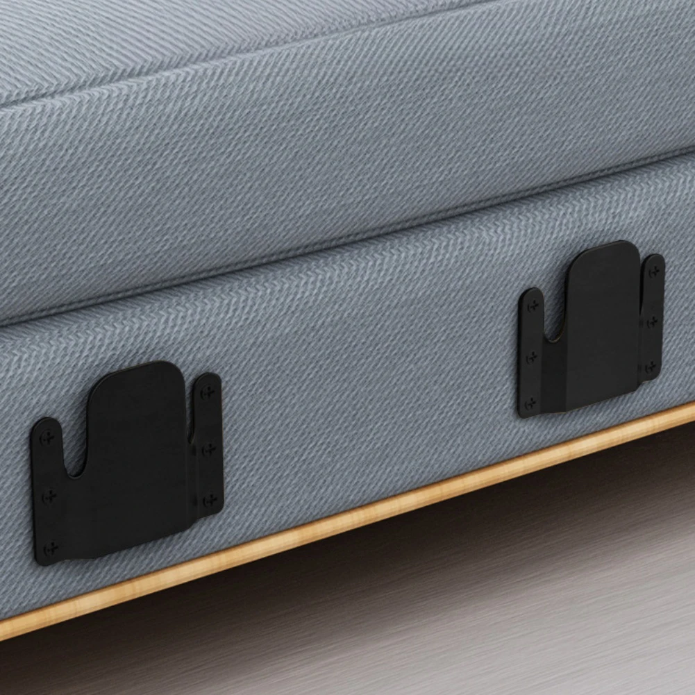 4PCS Metal Sofa Connection Buckles – Strong Interlocking Furniture Connectors With Screws Furniture Fasteners With 24 Screws