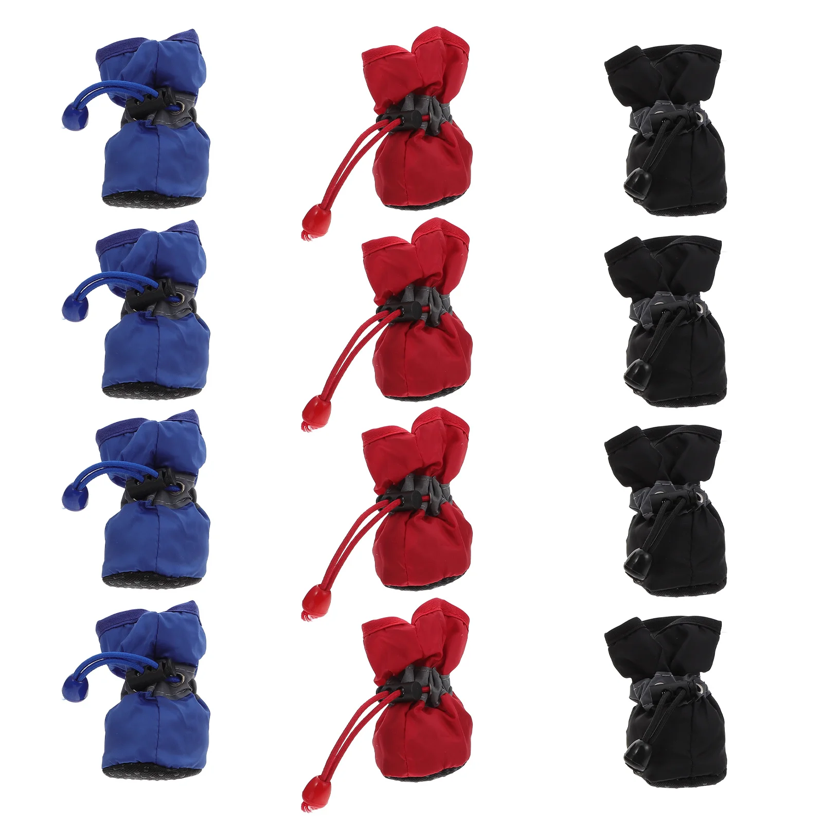 

3 Sets Waterproof Pet Shoes Dog Boots Protector Warm Rain for Dogs Small Outdoor Footwear