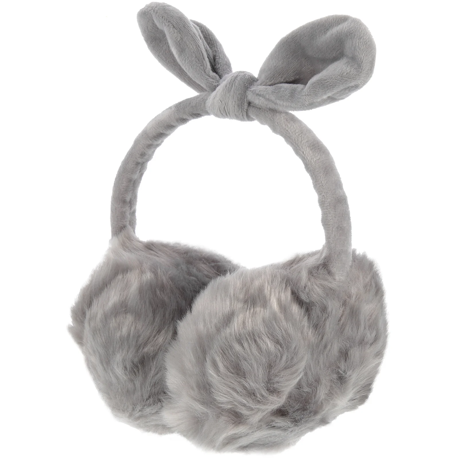 Bowknot الأذن يفشل غطاء للأذنين Bowknot تصميم المضادة للانزلاق الأذن يغطي للنساء الشتاء أغطية الرأس هدية أرنب نمط