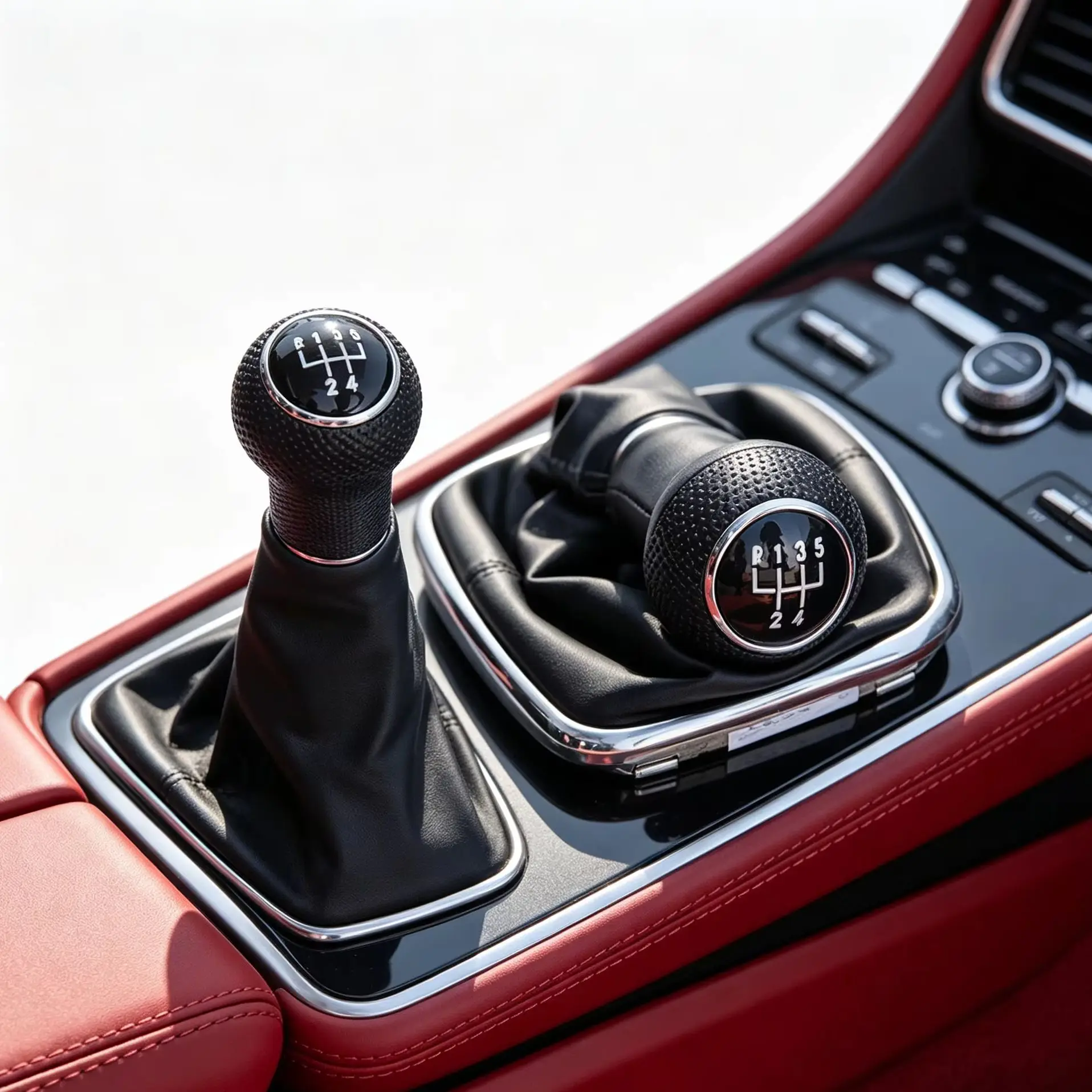 5 6 Speed 12mm Car Leather Gear Shift Knob Gaiter Boot Cover Lever Fit for Volkswagen VW MK4 Golf 4 IV GTI R32 Jetta Bora