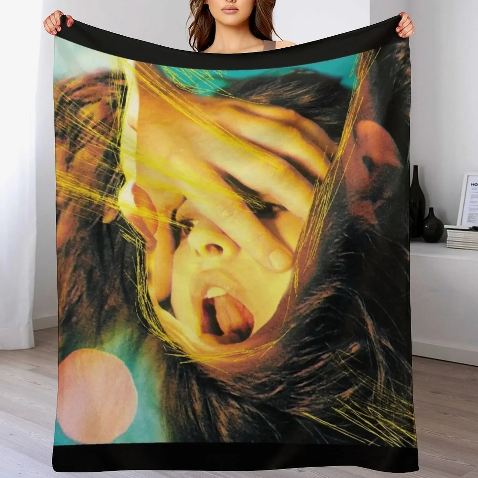 

Embryonic Throw Blanket Shaggy Furry Soft Blanket for Bedroom Living Room