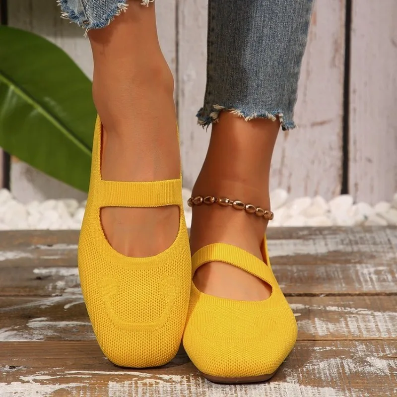 2025 Neue Modische Bequeme Mesh-Flachloafer Retro Atmungsaktive Lässige Damen Leichtgewichtige Flache Schuhe Zapatos De Mujer – Detail 4