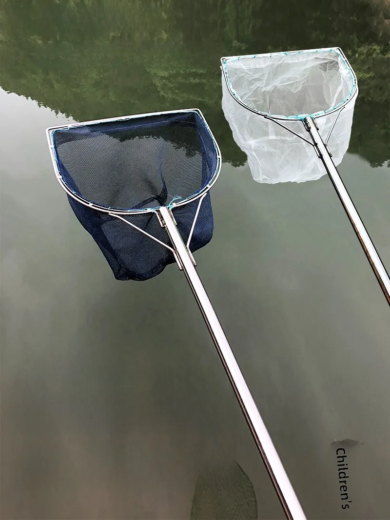 Thiened Stainl Steel  Ring Fi Net Simp And Fi Scoo Net Wild Harvesting Fiing Gear with Fine Me