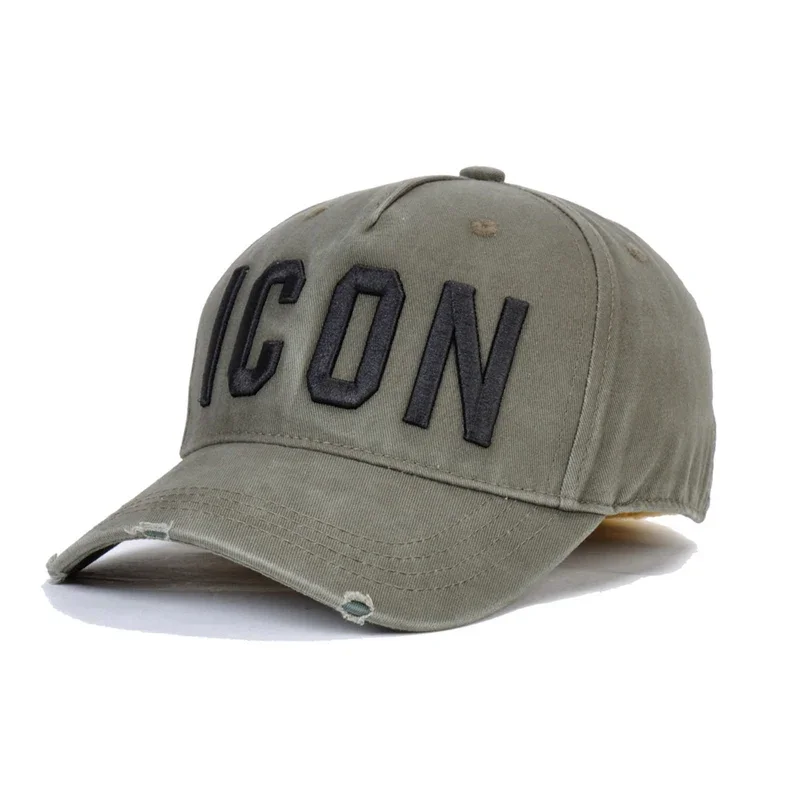 

Green Women's Baseball Cap Fashion Embroidery Letter Hip Hop Caps Man Comfort Adjustable Sun Protection Hat Men gorras de hombre