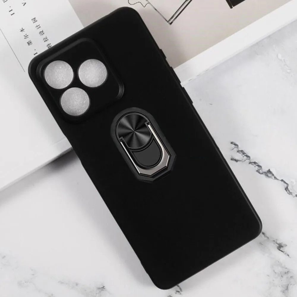 For Ulefone Note 18 Ultra 18Ultra 6.78" 2024Back Finger Ring Soft TPU Silicone Case On For Ulefone Note 18 Ultra Phone Cover