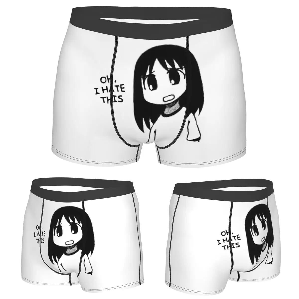

Трусы-боксеры, шорты OUTDATED, клетчатый профиль, Azumanga Daioh Osaka Ayumu Kasuga, мужские трусы, удобное нижнее белье для мужчин