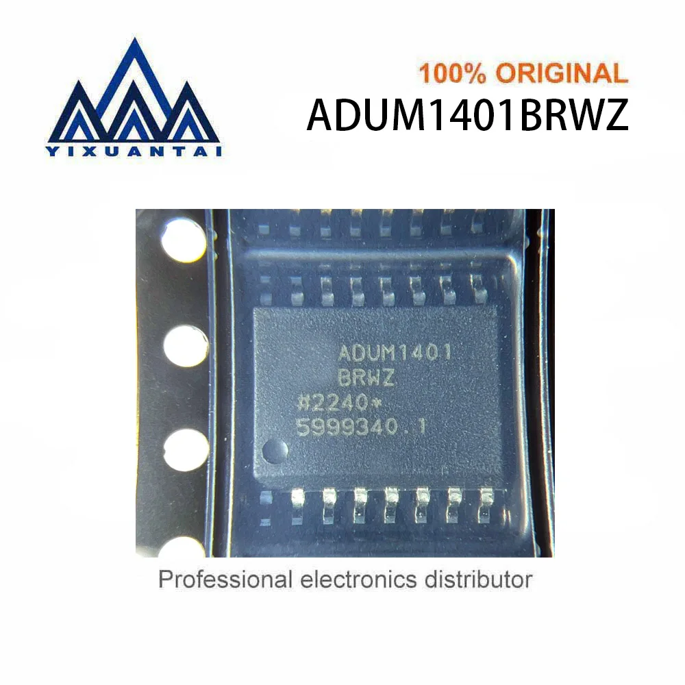 10pcs/Lot  ADUM1401BRWZ  ADUM1401BRWZ-RL  ADUM1401BRW  ADUM1401B【DGTL ISO 2.5KV GEN PURP 16SOIC】New and Original