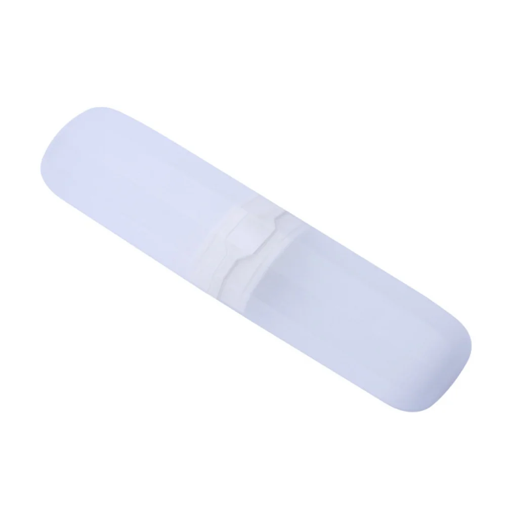 4 stuks draagbare koffer reistandenborstel opbergbuis plastic borstelhouder voor gebruikte tandenborstel compact lichtgewicht ontwerp gemakkelijk schoon te maken