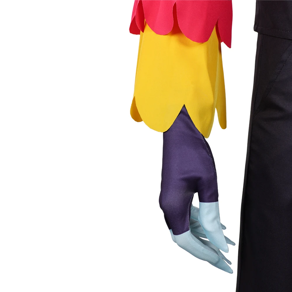 أزياء فندق Hell Inn VOX التأثيرية باللون الأحمر والأصفر من Maracas Hat ملابس الرقص مجموعة ملابس الهالوين للرجال فستان حفلات الكرنفال #4