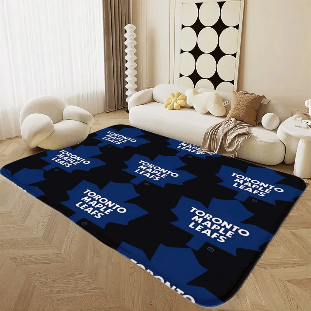 Maple Leafs-toronto Living Room Rug  Home Decor Luxury Large Area Soft Bedroom Polyester Rugs