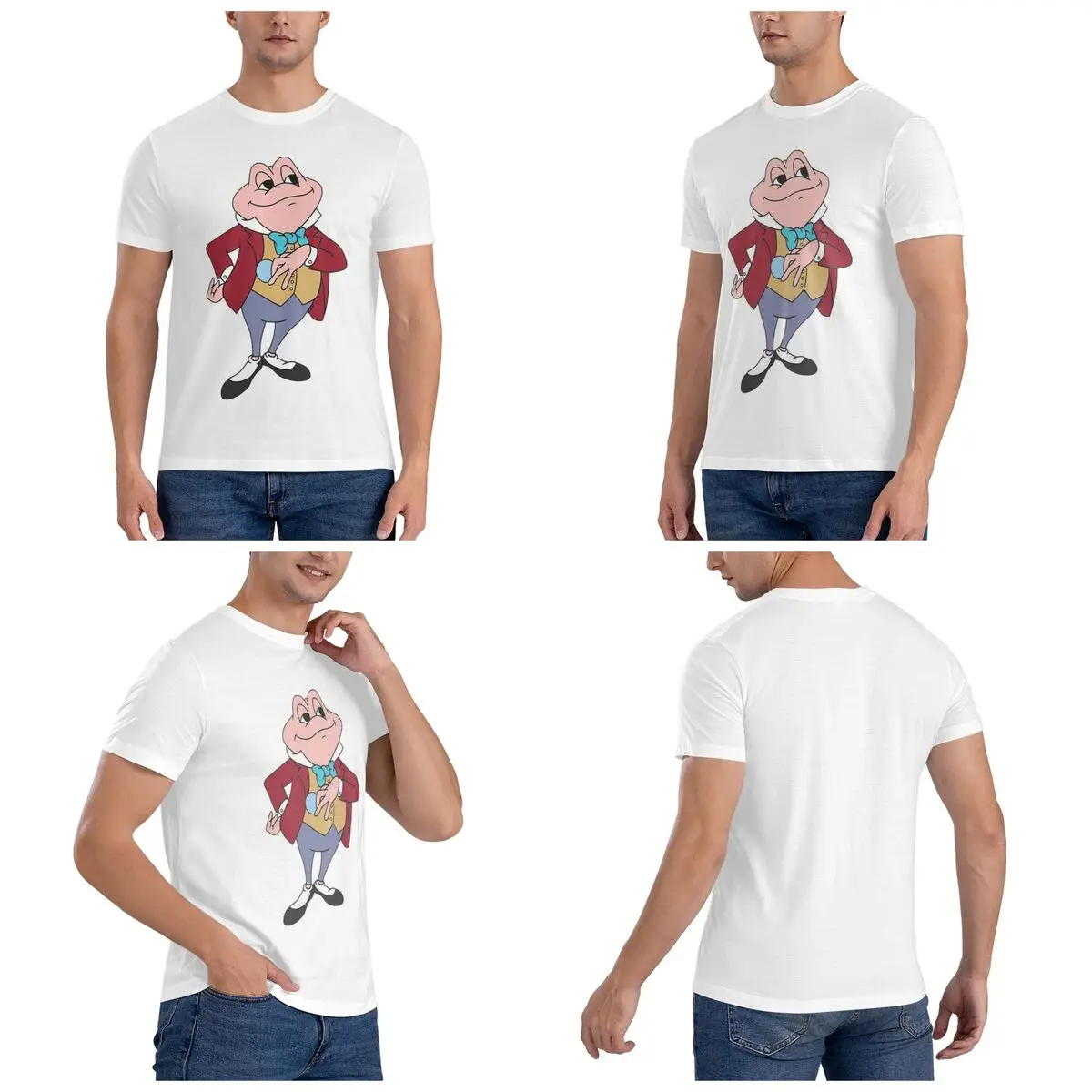 The Adventures Of Ichabod And Mr. Toad T-Shirt for Men Cotton Plus Size T Shirts Men Short Sleeve Round Neck Clothes Tops S-6XL