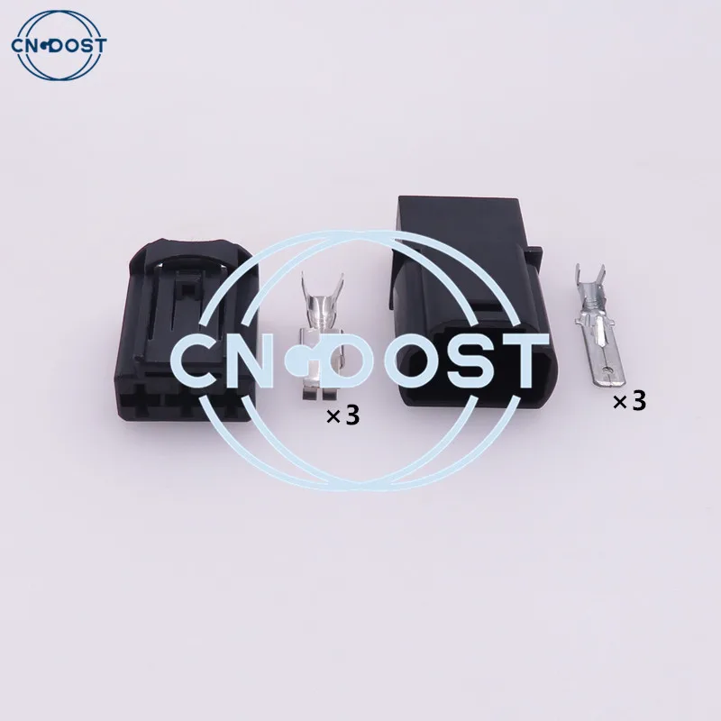 

1 Set 3 Pin 1823137-1 1823138-1 4G0919321A 4G0919321 AC Assembly Car Cable Harness Plug Auto Male Female Docking Socket