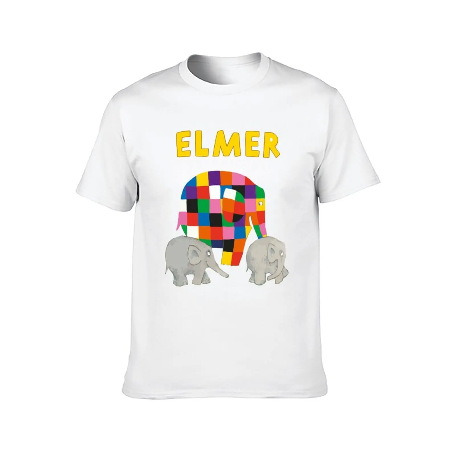 Elmer and the Elephants T-Shirt t shirts for man graphic tees t shirts for man graphic vintage T-Shirt