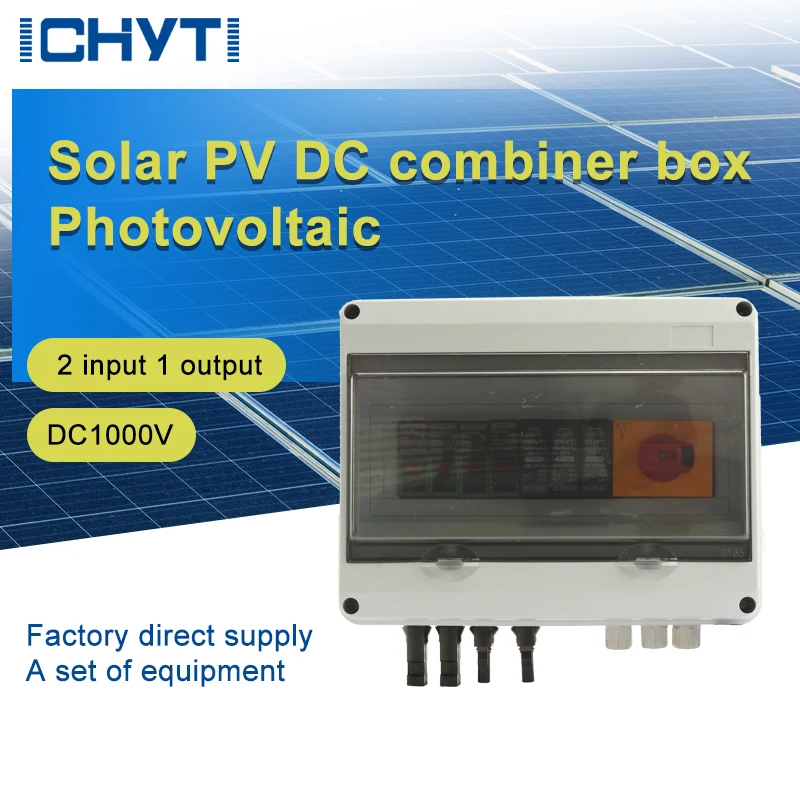 caixa de distribuicao dc superficie exterior montada em 1000v ip65 solar pv protecao contra surtos combiner box 01