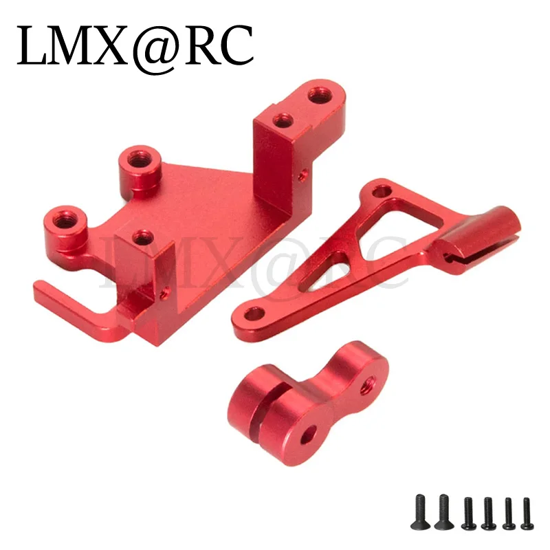 Lmx rc adequado para losi 1/4 promoto-mx pinça de motocicleta elétrica suporte de engrenagem de direção braço de direção 261013