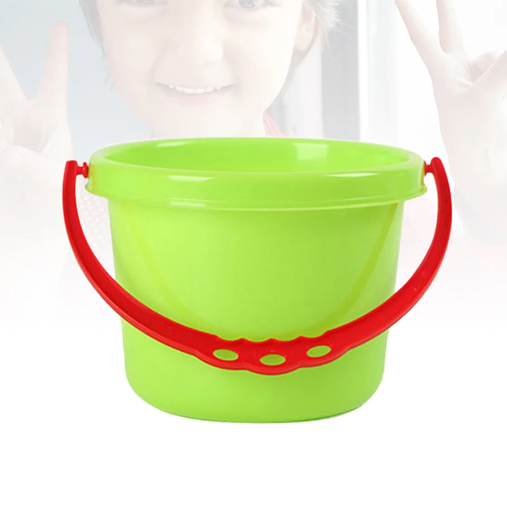 

Creative Sand Tool Beach Kids Children Playing Water Toy Plastic Beach Pail Bucket for Pool Backyard(Random Color)