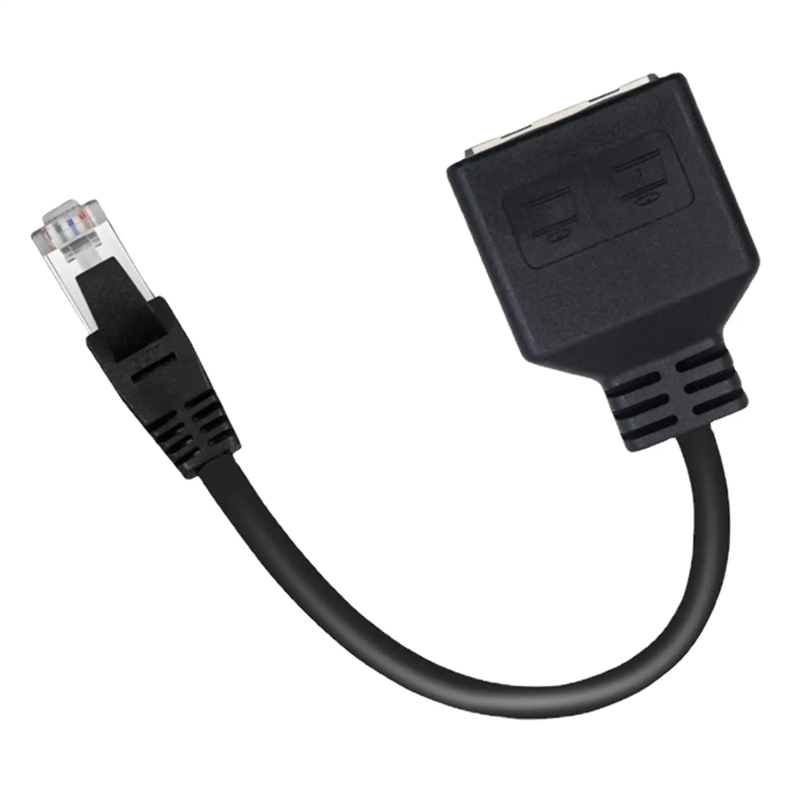 RJ45 Ethernet Splitter RJ45 Y Splitter Adapter for Cat5 Cat5E Cat6 Cat7