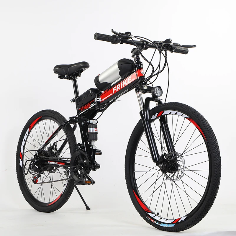 

Electric Mountain Bike FRIKE Factory Direct Sale Electric Bike for Adults Bici Elettrica Spoke Wheel Foldable Electric Bike