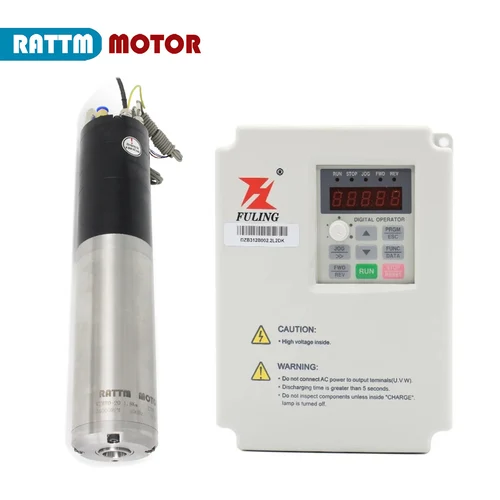 CNC 수냉식 냉각 ATC 스핀들, 영구 전원 자동 공구 체인저, 금속 220V CNC 라우터 키트, 2.2KW ISO20, 24Z