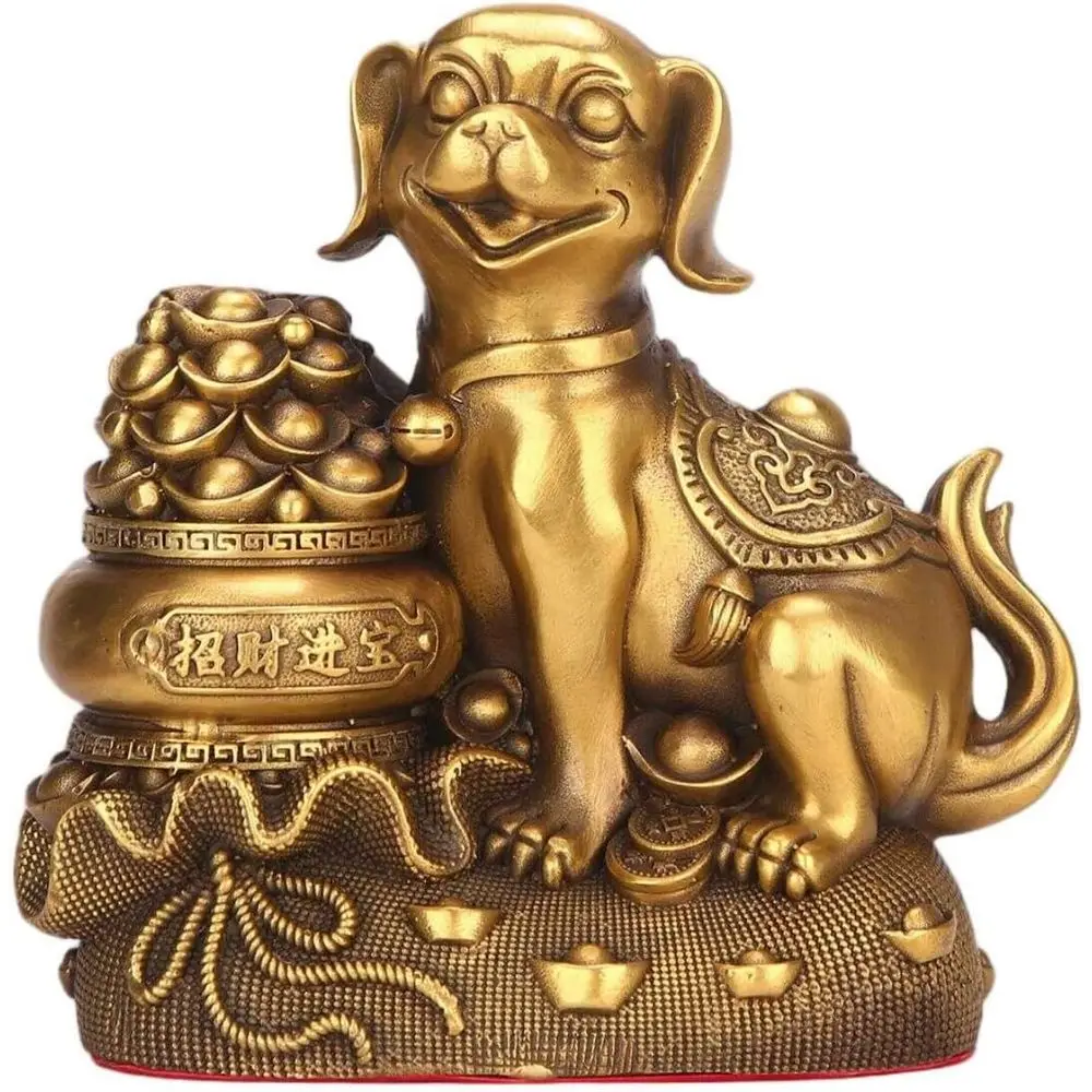 

Elegant Brass Ruyi Treasure Basin for Home and Office Décor