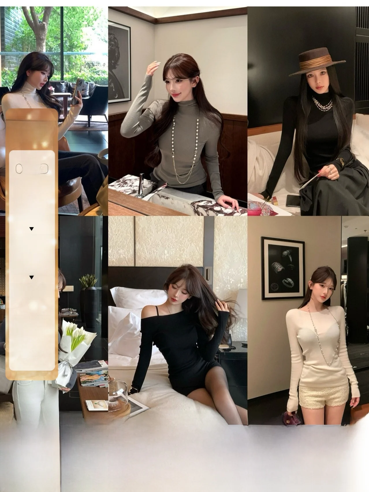 

Женский вязаный свитер Fbb Limit BIELLA60s из золотистой шерсти, приталенный, для повседневной носки, с рукавом три четверти, однотонный