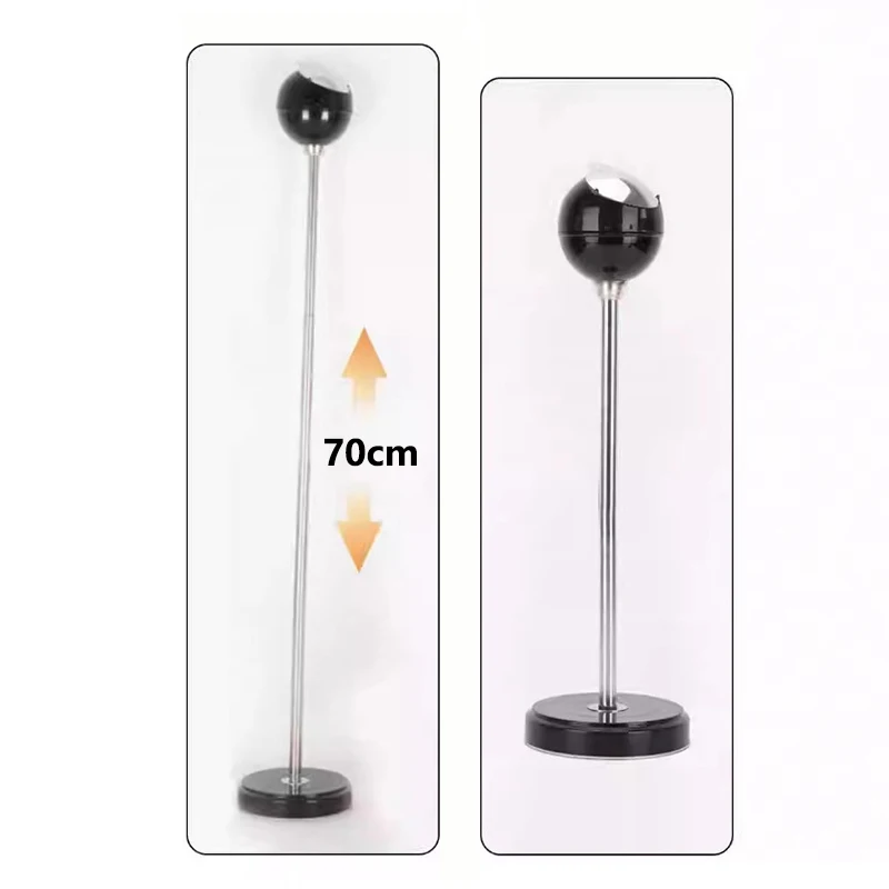 The Black 8 Number Telescopic Ashtray For Billiards, A Height-Adjustable Floor-Standing Home Decoration Item, A Vertical Ashtray