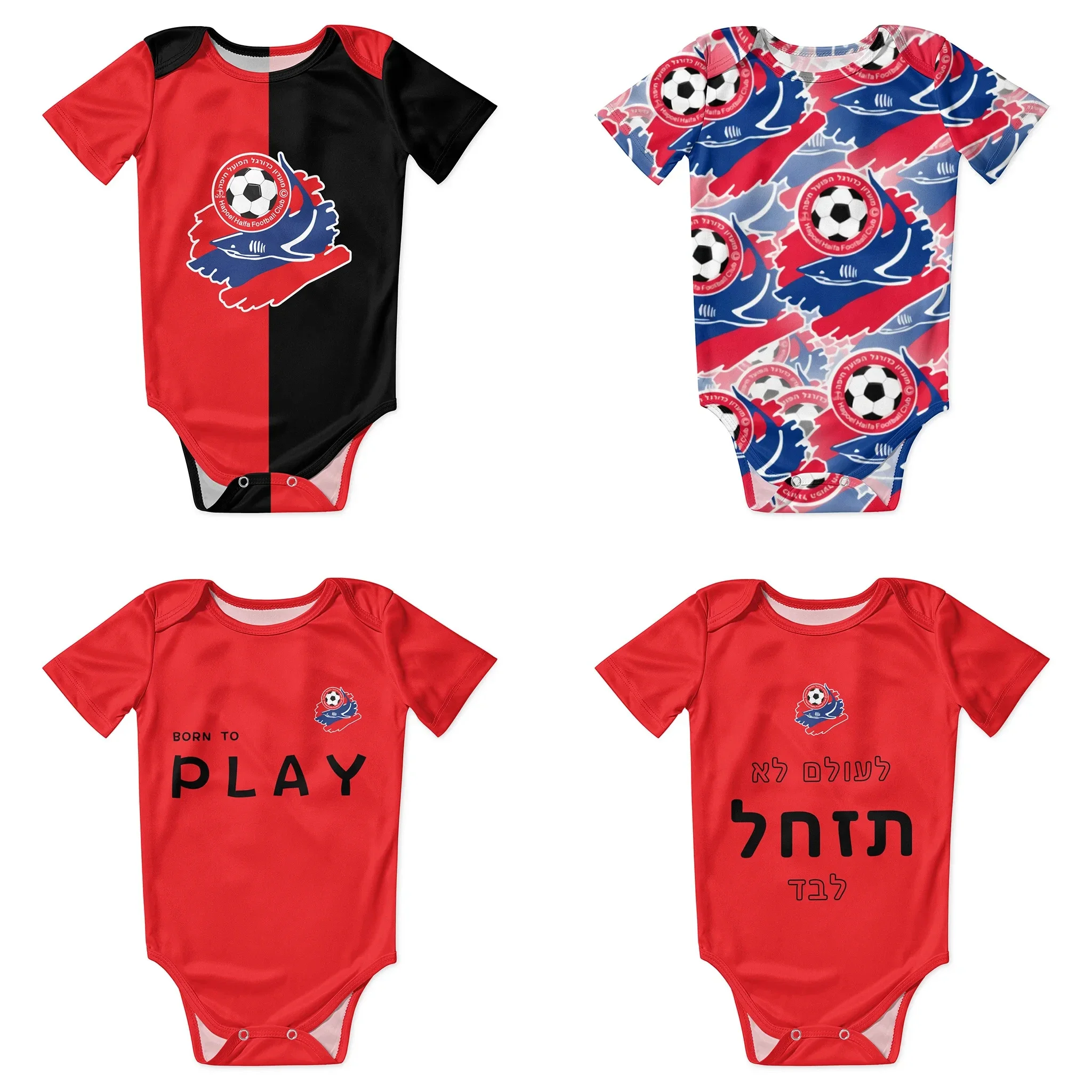 

Hapoel Haifa Baby Bodysuit Unisex Shirt Newborn Onesie Boy Girl Undershirt Outfit Baby Romper