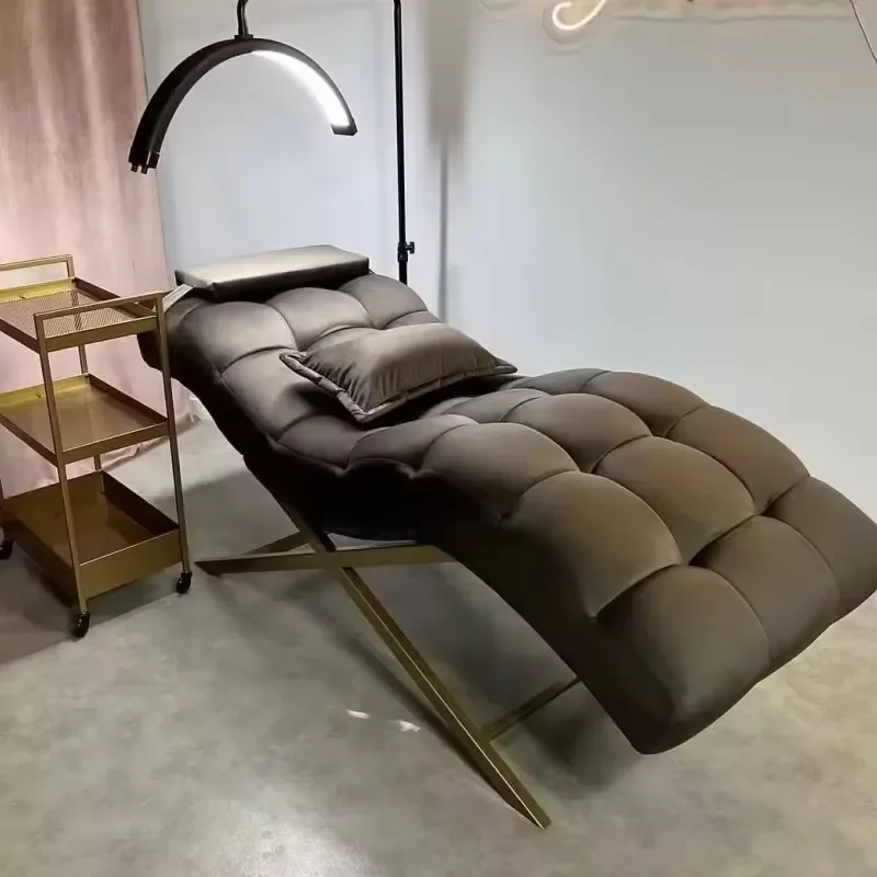 Best Quality Salon Massage Tables Lay Down Curved Eye Lash Bed Bed