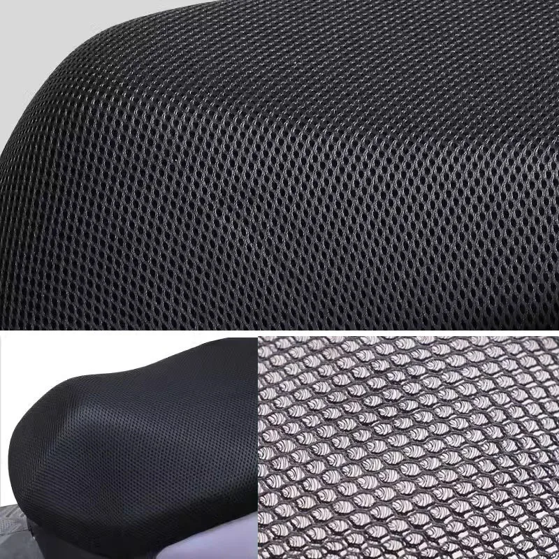 Motorcycle 3D Mesh Fabric Anti-skid Pad Scooter Seat Electric Bike Seat Cover Summer Breathable Covers Cushion Net Cover New