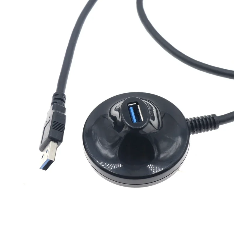 Wysokiej jakości kabel przedłużający USB 3.0 typu A męski na żeński, szybki 5 Gb/s, do ładowania i transmisji danych, z podstawką, ekranowany. — zdjęcie produktu 5
