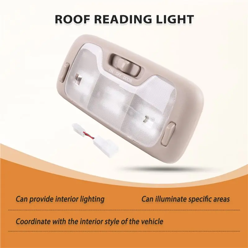 Car Dome Lamp Roof Reading Light 81260-60070-A0 For Toyota Land Cruiser LC100 Lexus LX470 1998-2007 Over Ceiling Light
