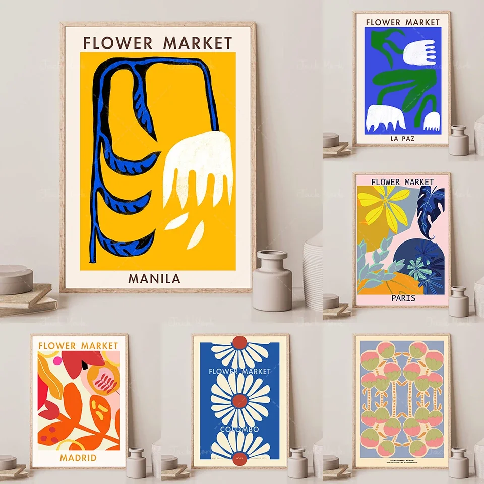 Flower Market Colombo, Flower Market Print, Flower Market Poster, Flower Wall, Flower Shop,Flower Print,Florist Gift, Floral Wal