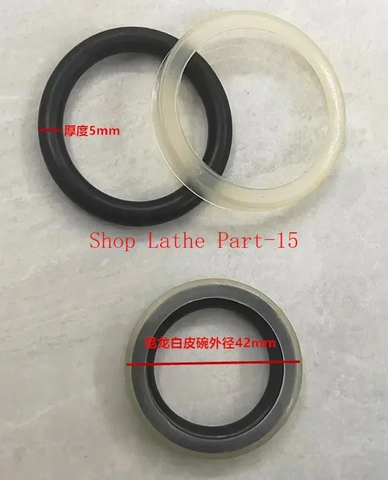 2T 3 Tons Piston Rod Leather Bowl Oil Seal Top Hat Circle Soft Rubber Oil Seal O-Ring Horizontal Hydraulic Jack Accessories