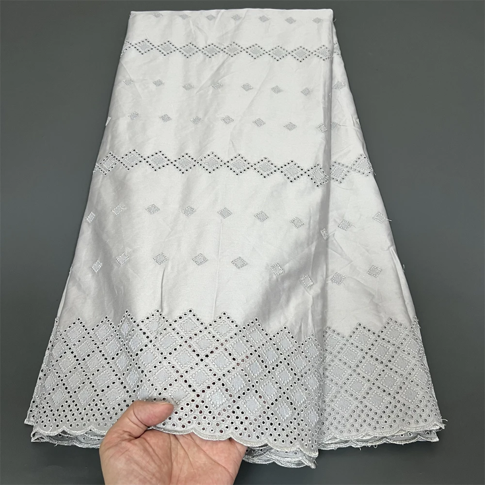 Tissu Africain en Dentelle Brodée pour Femme, Maille Perlée de Luxe Française, de Haute Qualité, Fait à la Main, Applique 3D, pour Robes de Mariée