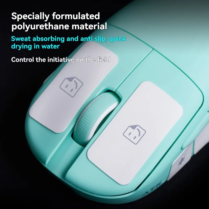 

ATK Fiber Blade Mouse Anti Slip Sticker Custom Polyurethane Ultra-thin Sweat Absorbing High Elasticity Keyboard Accessories