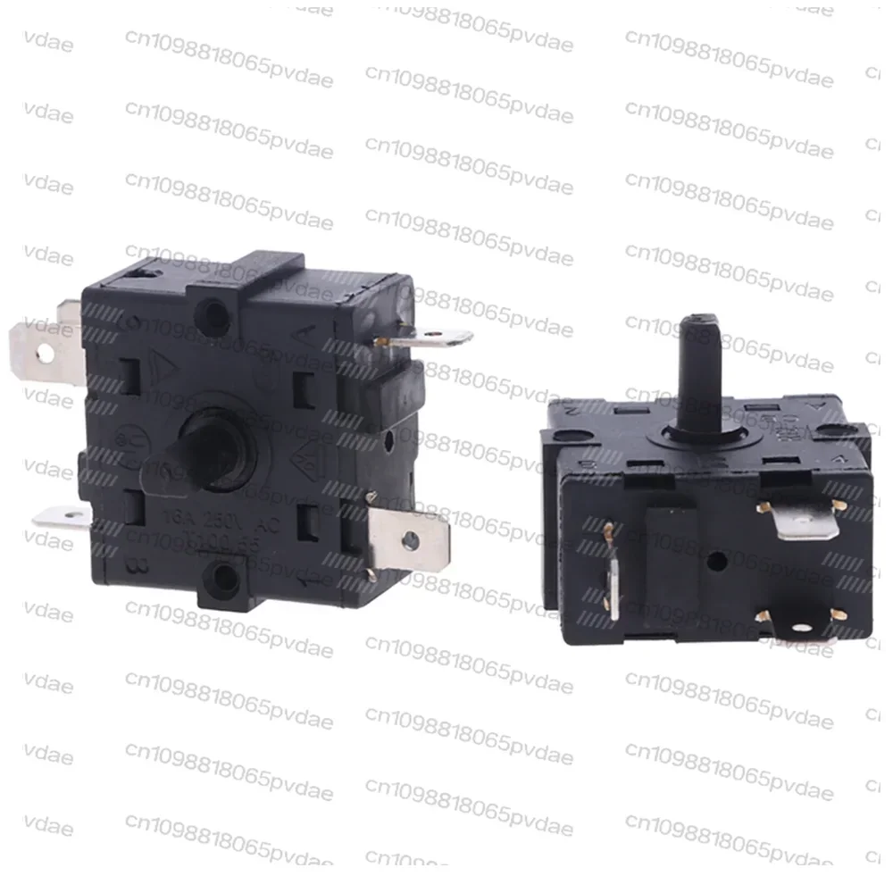AC 250V 16A 3Pin 5Pin Electric Room Heater Rotary Switch Selector Temperature Control Button