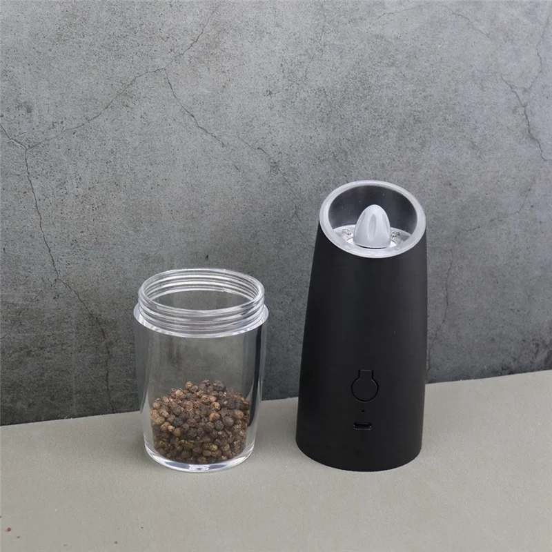 Salt And Pepper Grinder USB Charging Salt Pepper Grinder Electric Spice Shakers Tool Kitchen Pepper Grinder-Hot