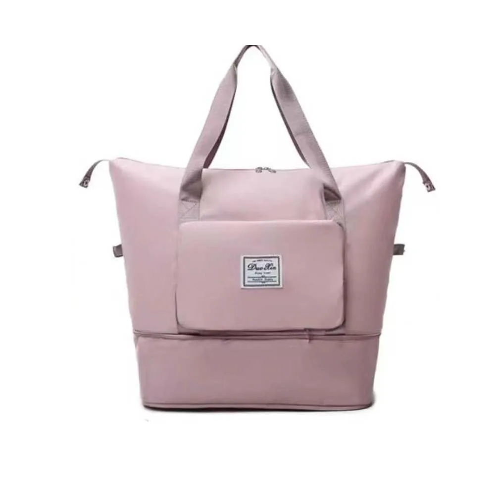 Oxford Carry On Travel Bag Wet Dry Separation Foldable Sports Fitness Bags Large Capacity Scalable Storage Handbag Outdoor