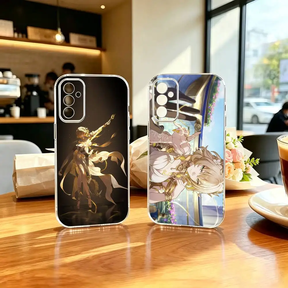 Hot Game HSR Aglaia  Basic Phone Case For Samsung A71, A70, A52, A51, A40, A30, A20 Transparent Cover
