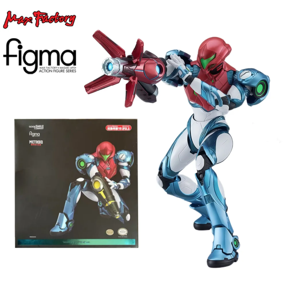 

Макс Фабрика Figma # 583 Самус Аран Дред Вер. Набор моделей аниме-фигурок, высокодетальный подарок для коллекционера, многофункциональный аксессуар