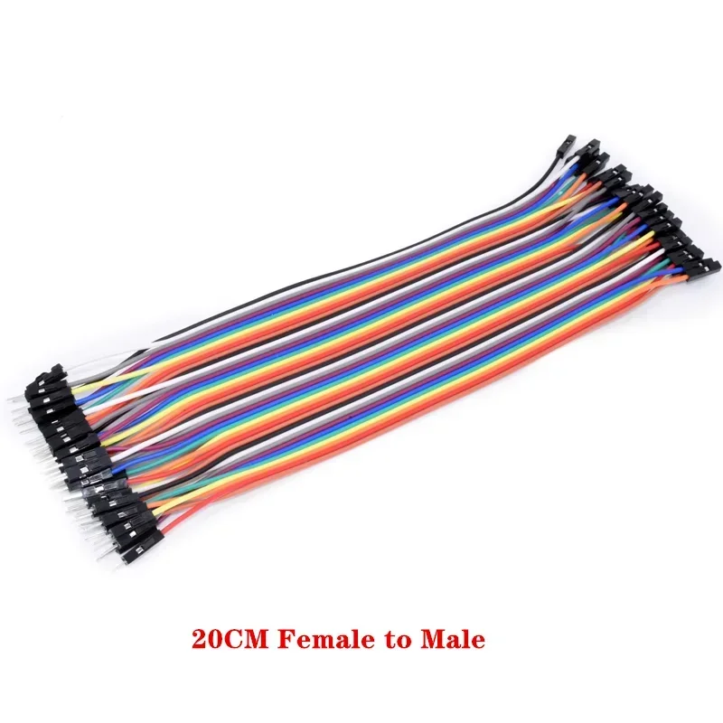 Linha dupont 10/20/30/40cm 40pin macho para macho + macho para fêmea e fêmea para fêmea cabo dupont para arduino kit diy