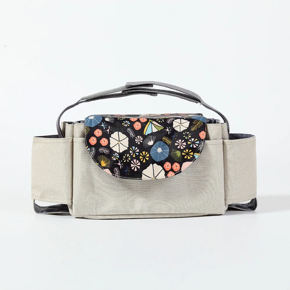 

Multifunctional Baby Stroller Bag with Multiple Pockets Large Capacity Stroller Storage Hanging Bag Mom Handbag Baby Care