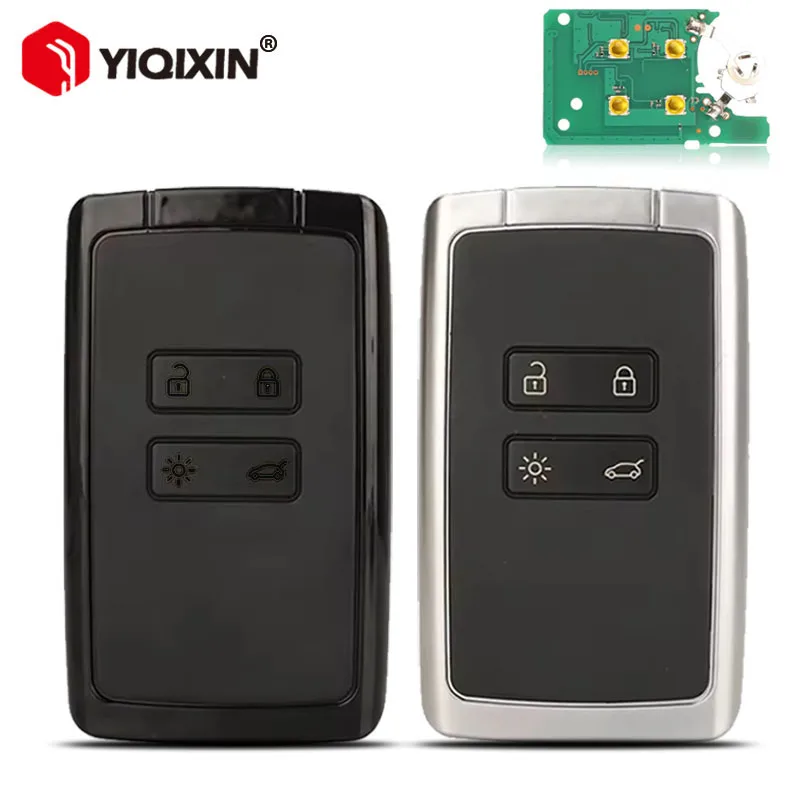 

Умный дистанционный ключ 433 МГц для Renault Megane 4 Talisman Kadjar Espace Clio 5 Zoe Koleos Captur Scenic 2016-2022, чип без ключа Go 4A