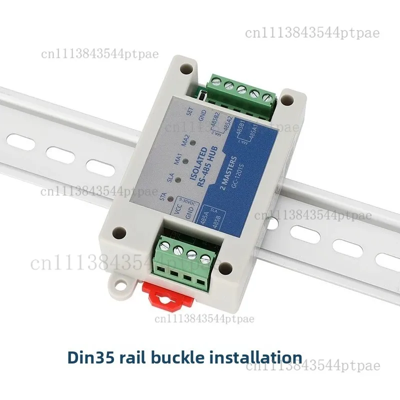 Dual Master/single Slave Rs485 Opto-isolated Hub Modbus Dual Host Caching Repeater
