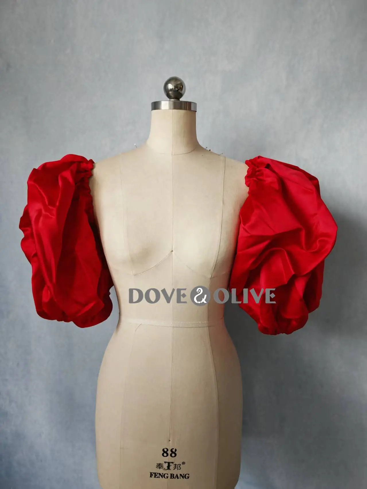Satin Bridal Sleeves Wedding Puff Sleeves Black Satin Cuffs Detachable Bridal Bicep Medium Length for Elegant Wedding Gloves