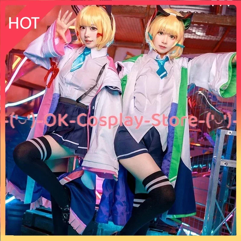 Saiba Midori Momoi Cosplay Costume Game Blue Archive Cosplay Dress Party Suit Halloween Uniforms Anime Clothing Custom Made