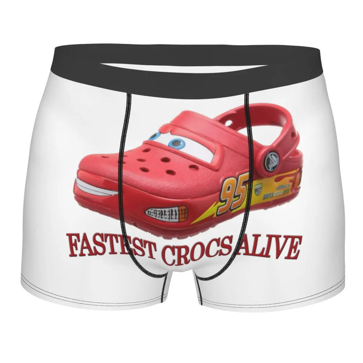 

Cartoon Lightning Mcqueen Cars Boxer Shorts Men 3D Print Male Soft Underwear Panties Briefs