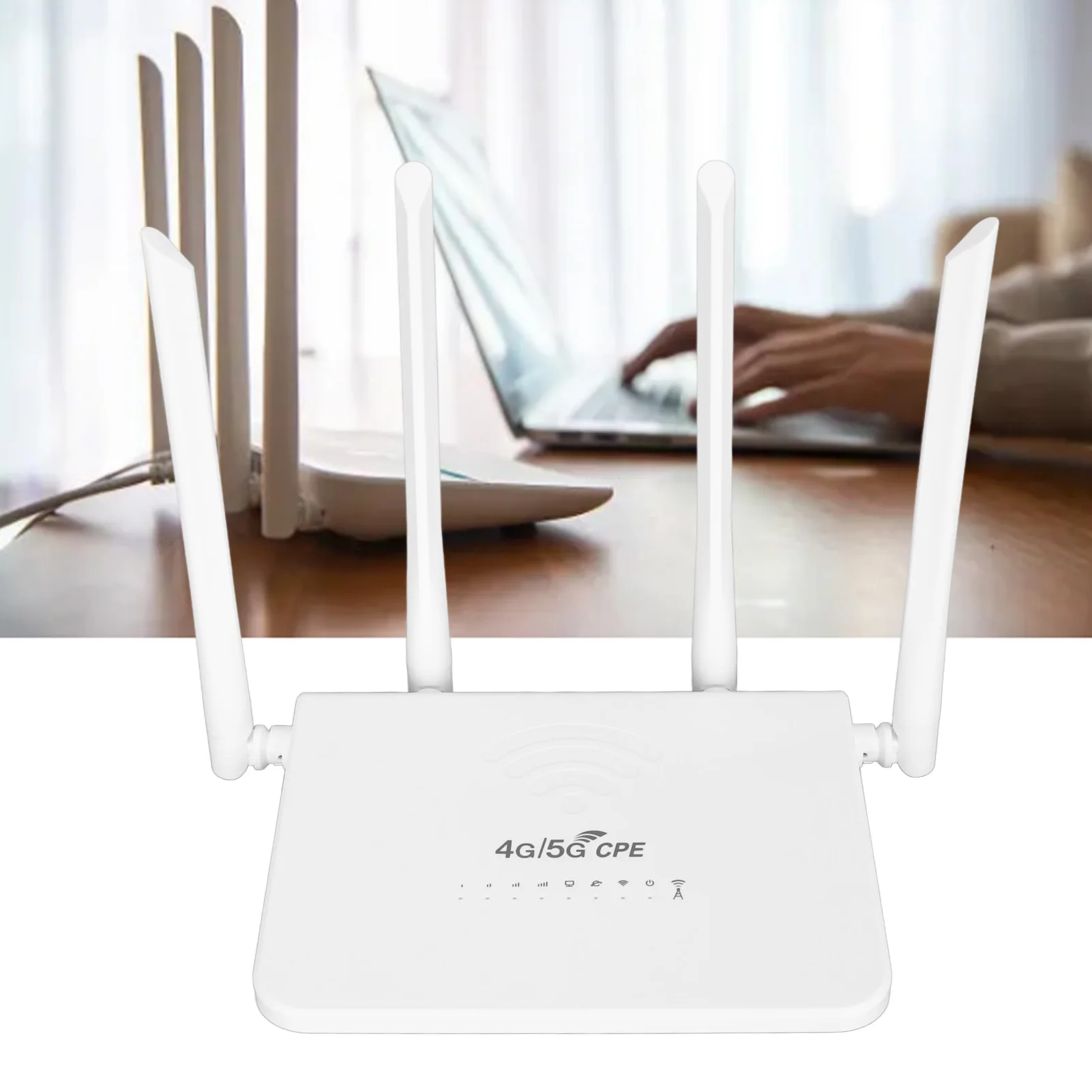 

WiFi Router Simple Type C Charging Unlock 4 5dBi Antennas 4G LTE Wireless Router 300Mbps for Office for Asia