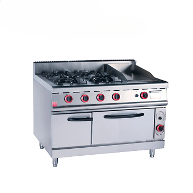 

Stainless Steel AISI 304 Heavy Duty Self Equipped Exhausting System Gas Cooker